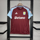 Camisa Aston Villa Villa Home 24/25 Castore Torcedor Masculina